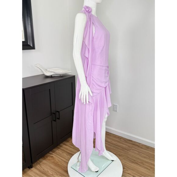 Bardot Lilac Mini Dress - Picture 10 of 13